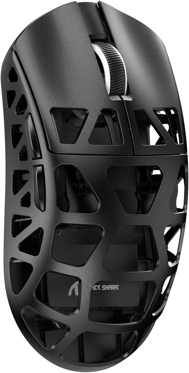 Ігрова миша ATTACK SHARK R3, бездротова 8K, 46 г, сенсор PixArt PAW3395, магнієвий корпус, 26000 DPI, BT/2.4G/USB, чорна, фото 1