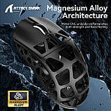 Ігрова миша ATTACK SHARK R3, бездротова 8K, 46 г, сенсор PixArt PAW3395, магнієвий корпус, 26000 DPI, BT/2.4G/USB, чорна, фото 6