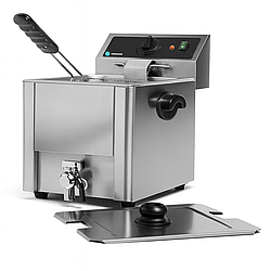 Фритюрниця HURAKAN HKN-FT8N одинарна з краном 8 л