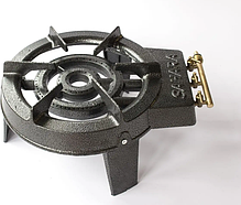 Чавунна газова плита на ніжках Sarra 9,2 кВт, 3 контури, витримує вагу до 150 кг, фото 5