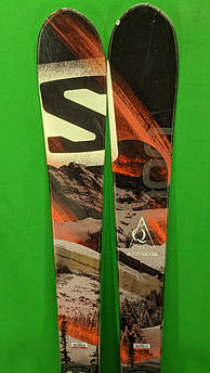 Гірські лижі Salomon Q90 161 см  + кріплееня скітур б/у