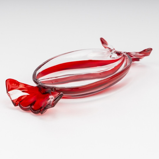 Блюдо скляне Світ солодощів 23 см, фото 1