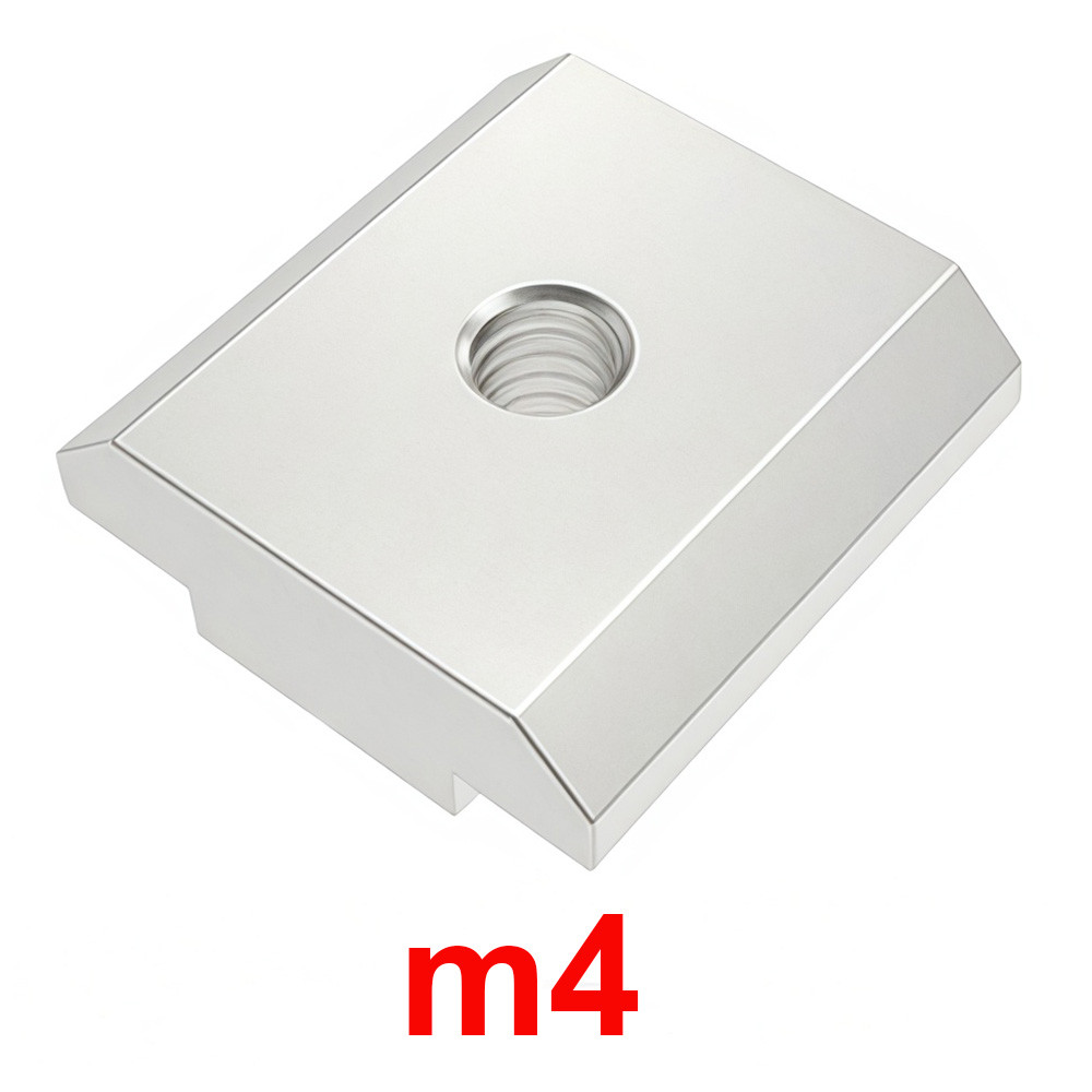 Т-гайка М4 заставна паз 8 для алюмінієвого профілю 30