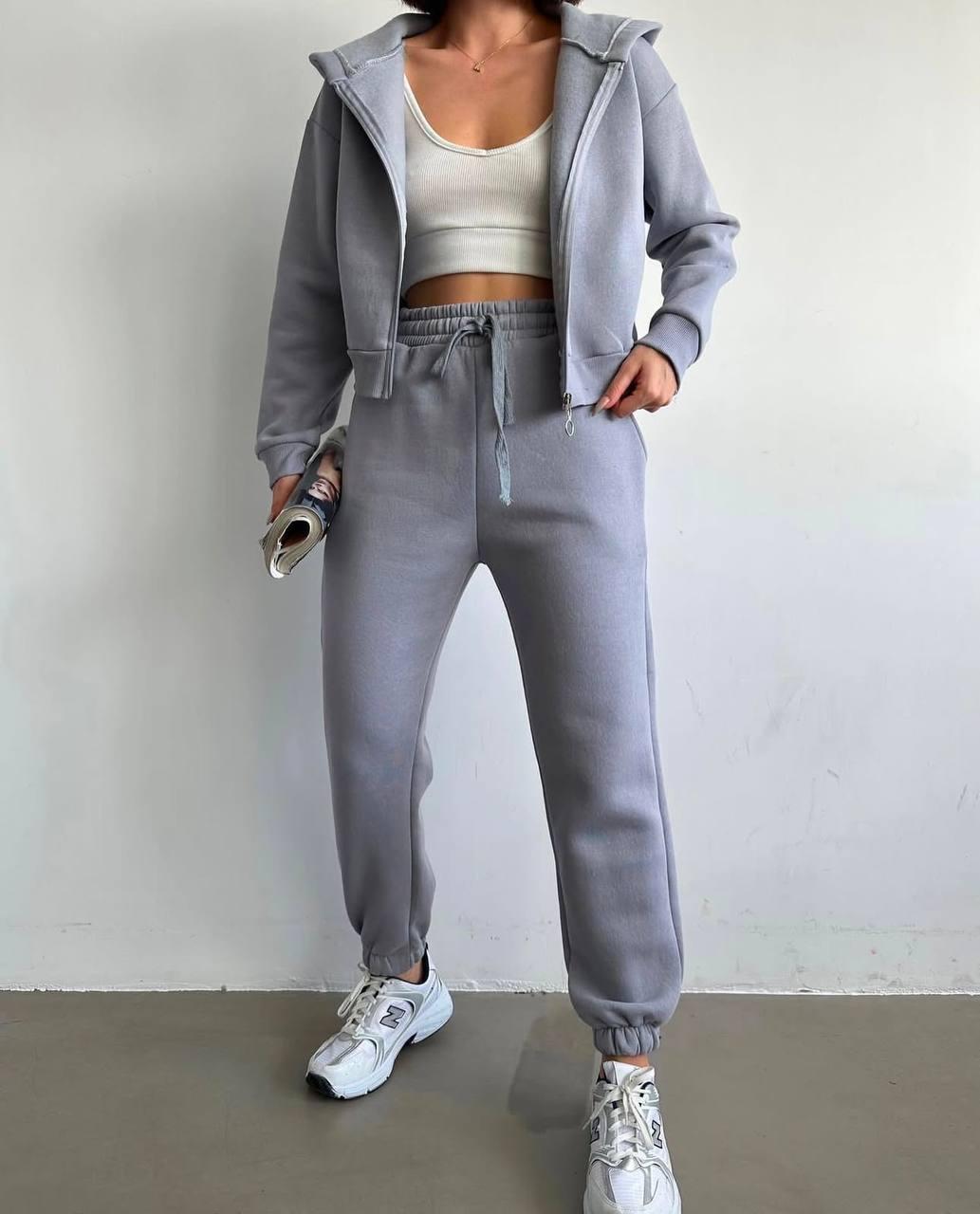 Костюм на флісі для милих дам "Трьохнитка". Розміри: 42-46, фото 1