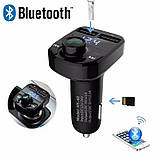 FM-трансмітер LENCENT T25 Bluetooth з двома USB портами, CVC-шумозаглушення, підтримка microSD, фото 2