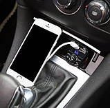 FM-трансмітер LENCENT T25 Bluetooth з двома USB портами, CVC-шумозаглушення, підтримка microSD, фото 3