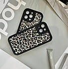 Чехол на iPhone з леопардовым принтом 14 pro max, фото 3