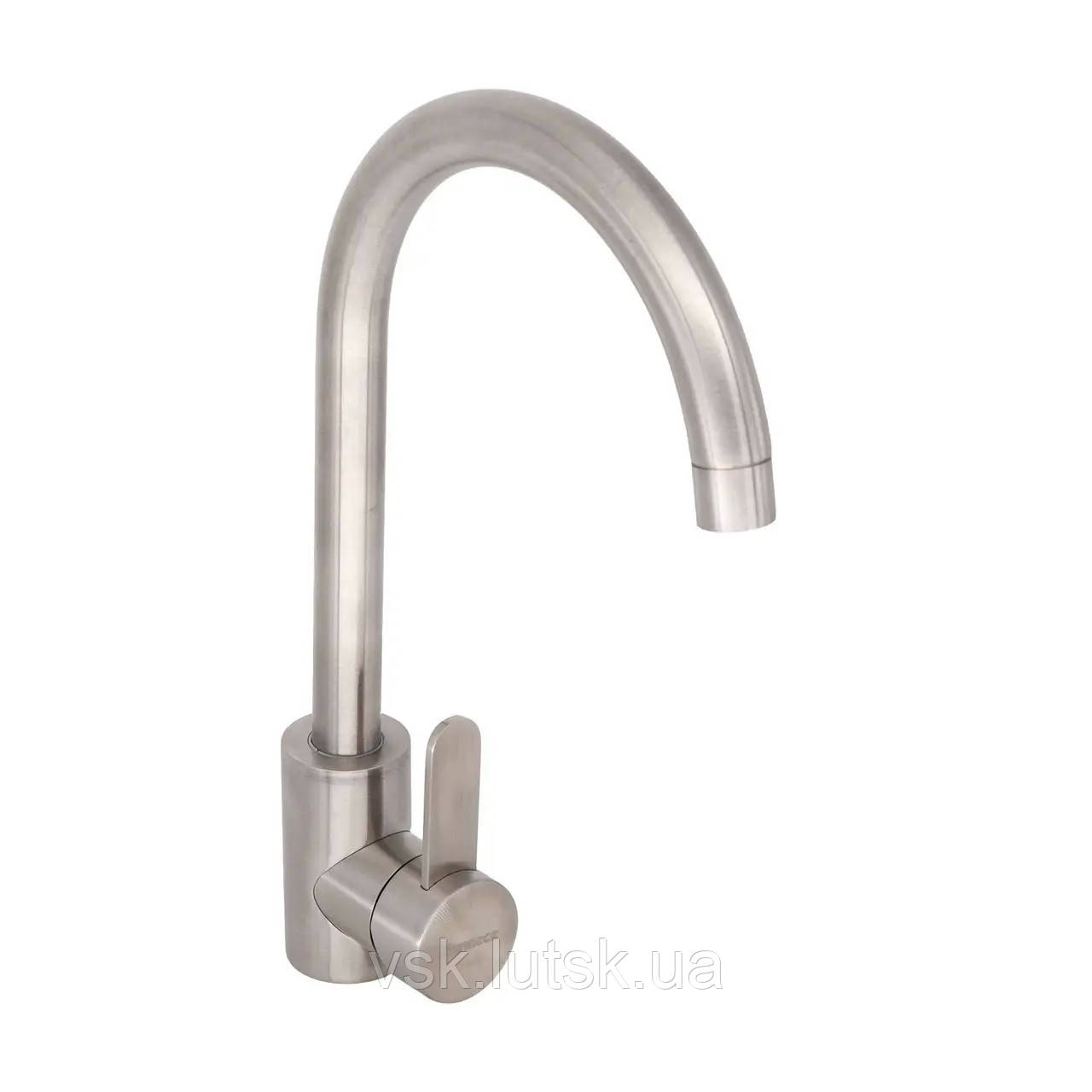 7990 NEST (3008 А-FH) змішувач кухонний Platinum, фото 1