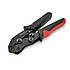 Інструмент обжимний SN-28B для обжимки клем, 0.3-1.0mm2, Black-red, фото 2