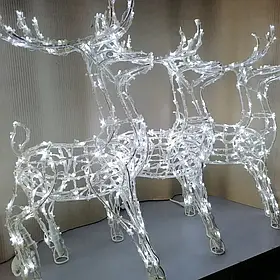 Світлодіодна 3D Фігура Олень 70 см
