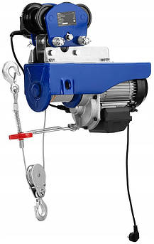 Електричний тельфер  FLEXIPRO 300/600 кг з каретка 1000 кг електричний підйомник тельфер з кареткою лебідка електрична побутова