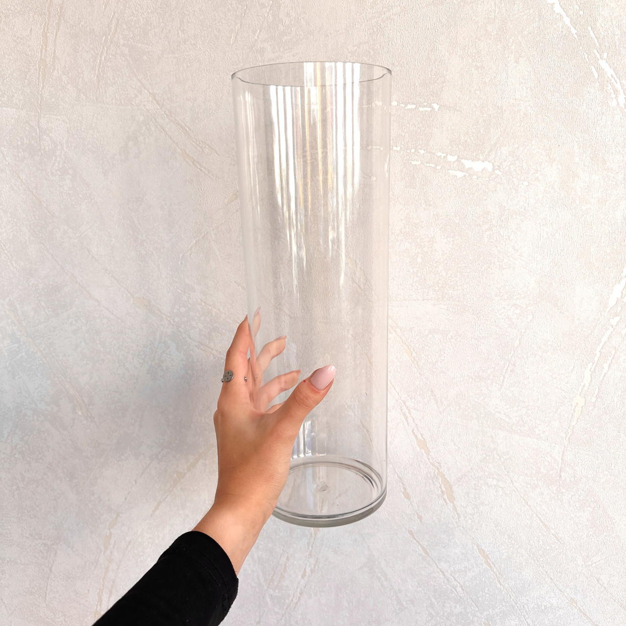 Ваза для квітів пластикова, 12 х 35 см, фото 1