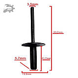 Кліпса кріплення підкрилка локера колісної арки X3 F97 Bmw 51777171004 51717002953, фото 5
