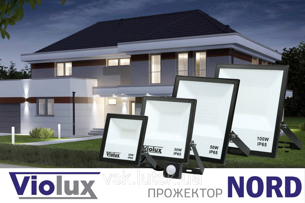 Прожектор Violux NORD 10W 6000K 850Lm IP65 (400002), фото 1