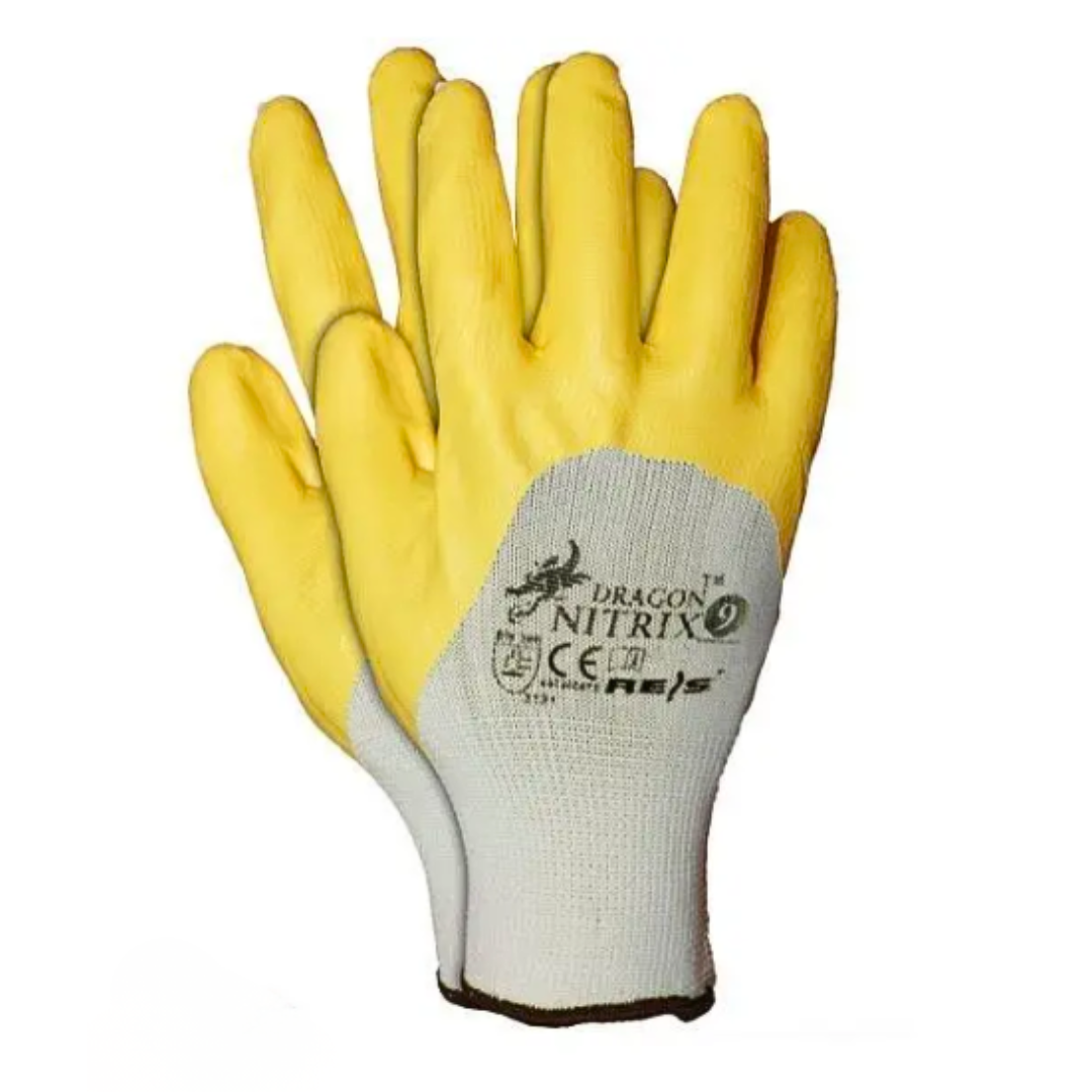 Нейлонові рукавички Nitrix з нанесенням нітрилу (9", 10 "розміри), фото 1