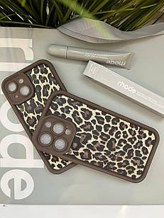 Чохол леопардовий протиударний на iPhone 14 pro