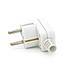 Вилка із заземленням кутова SQ-SN-03, 16A 250V, White, Q200, фото 2