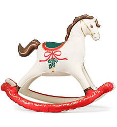 Повітряна куля "Різдвяна конячка-гойдалка", PartyDeco, 106х86 см