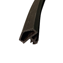 Ущільнювач для міжкімнатних дерев'яних дверей ДР-708 "будиночок" темно-коричневий ширина 10 мм