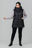 Жилет Андорра 50 чорний, фото 3