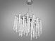 Підвісна люстра Diasha 605-L900CH "Гліцинія" кришталева композиція завдовжки 90 см з 10 лампами E14, фото 2