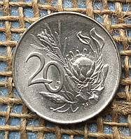 20 центiв 1965 року. ПАР