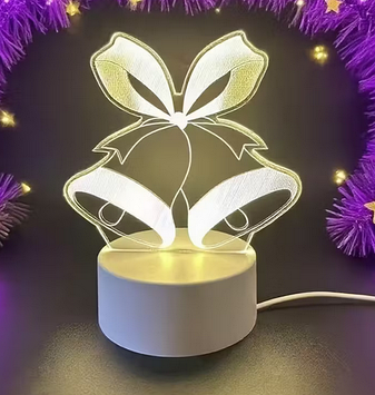 Нічник-світильник настільний 3D "дзвіночки" від USB SAM-193