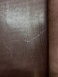 Натуральна шкіра Чепрак для взуття, ременів, сумок, меблів, підошви кінських упряжок товщиною 3,0-4,0 мм, кольору Грецького горіха, фото 2
