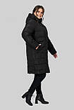 Пальто Хелена 52 чорний, фото 2