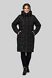 Пальто Хелена 52 чорний, фото 3