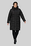 Пальто Хелена 52 чорний, фото 5