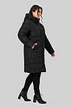 Пальто Хелена 52 чорний, фото 7