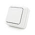 Вимикач одинарний зовнішнього монтажу, White, Q10, фото 2