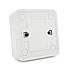 Вимикач одинарний зовнішнього монтажу, White, Q10, фото 3