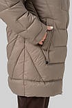 Куртка - пуховик Софія 52 капучіно, фото 10