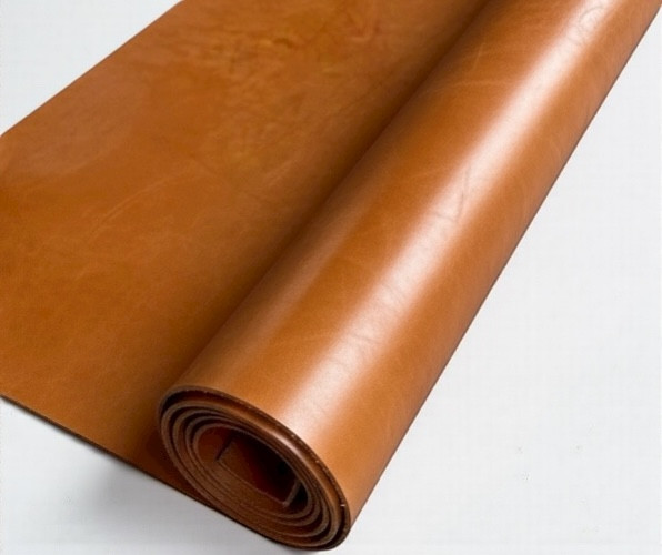 Натуральна шкіра Чепрак для взуття, ременів, сумок, меблів, підошви кінських упряжок товщиною 3,0-4,0 мм. Оранжевого кольору, фото 1
