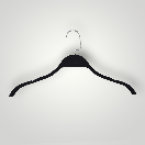 Пластикові плІчки вішалки тремпеля 41 см білі для легкого одягу упаковка 10 шт, фото 4