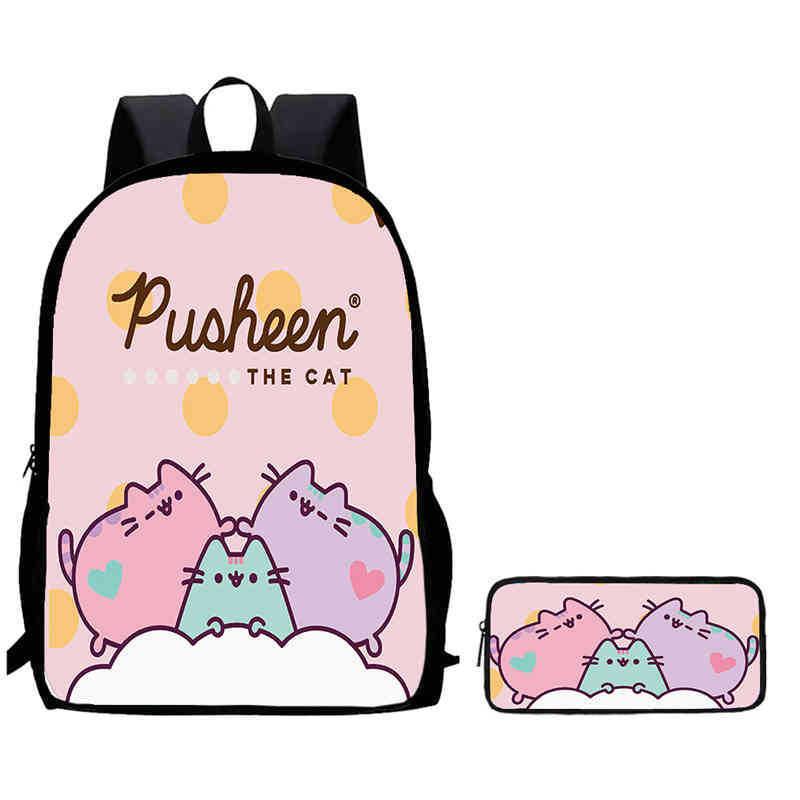Шкільний рюкзак Пушин Pusheen the Cat з пеналом  6-12 років, фото 1