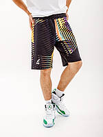 Мужские шорты Australian Fleece Short Chaos черные трикотажные летние с карманами