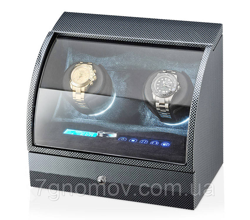 Шкатулка для підзаводу годинників, тайммувер для 2-х годинників Rothenschild 90322CAB-N