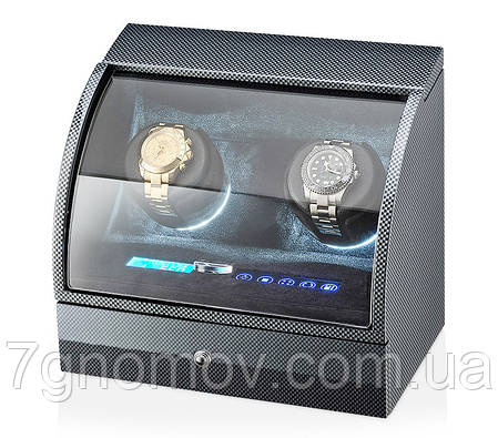 Шкатулка для підзаводу годинників, тайммувер для 2-х годинників Rothenschild 90322CAB-N, фото 1