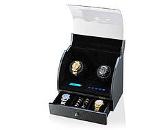 Шкатулка для підзаводу годинників, тайммувер для 2-х годинників Rothenschild 90322CAB-N, фото 2