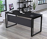 Письмовий стіл LD G-160-36 160х70х75 см. Горіх Модена. Комп'ютерний стіл для дому та офісу, фото 5