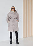 Тепла куртка для вагітних Malmo New, бежева, фото 3