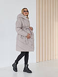 Тепла куртка для вагітних Malmo New, бежева, фото 4