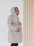 Тепла куртка для вагітних Malmo New, бежева, фото 5