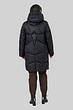 Пальто - пуховик Мілорі 50 чорний, фото 2