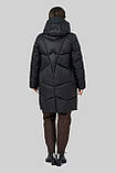 Пальто - пуховик Мілорі 50 чорний, фото 9