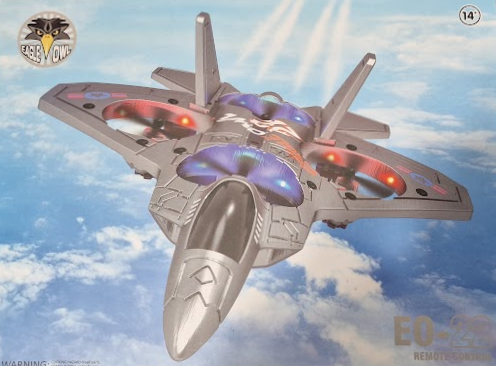 Іграшка модель літака винищувач F-22 на радіокеруванні з додатковим акумулятором No2288, фото 1