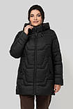 Куртка - пуховик Мадейра 50 чорний, фото 4